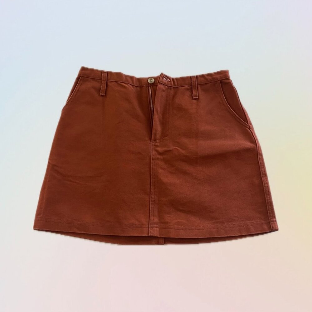 ❌ SOLD ❌ URBAN RENEWAL - UO VTG Copper Canvas Mini Skirt